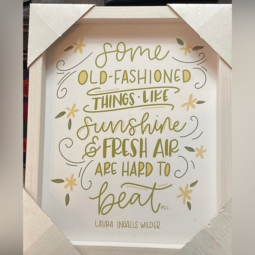 FRAMED ART WITH THOUGHTFUL SAYING - Picture 5 of 5